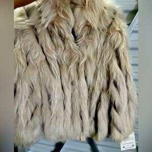 Real Fur Jacket with zipper